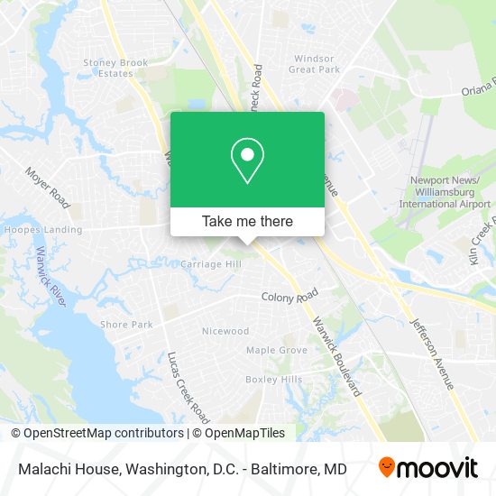 Mapa de Malachi House