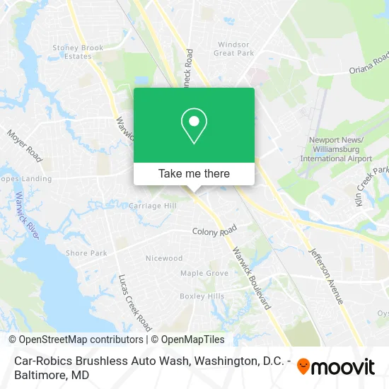 Car-Robics Brushless Auto Wash map