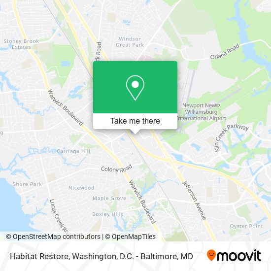 Habitat Restore map