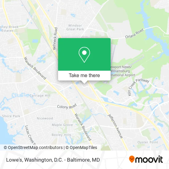 Mapa de Lowe's