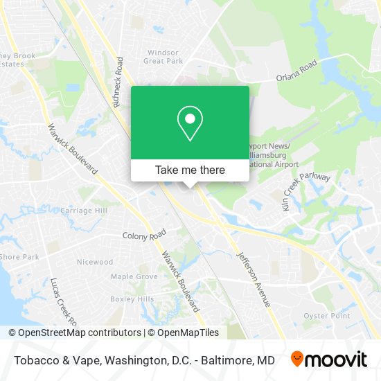 Tobacco & Vape map