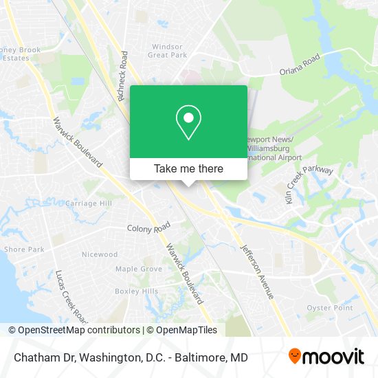 Chatham Dr map