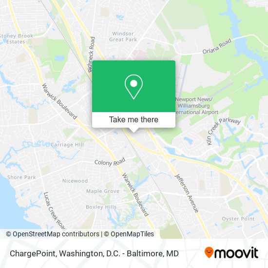 ChargePoint map