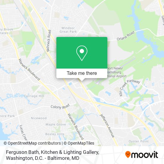 Mapa de Ferguson Bath, Kitchen & Lighting Gallery