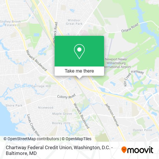 Chartway Federal Credit Union map
