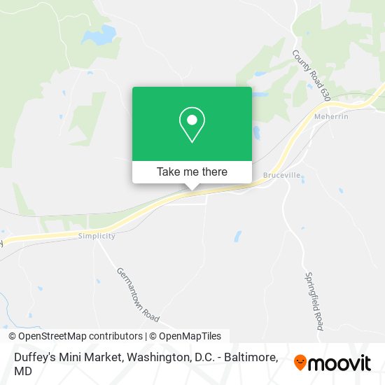Duffey's Mini Market map