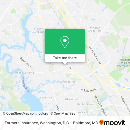 Farmers Insurance map