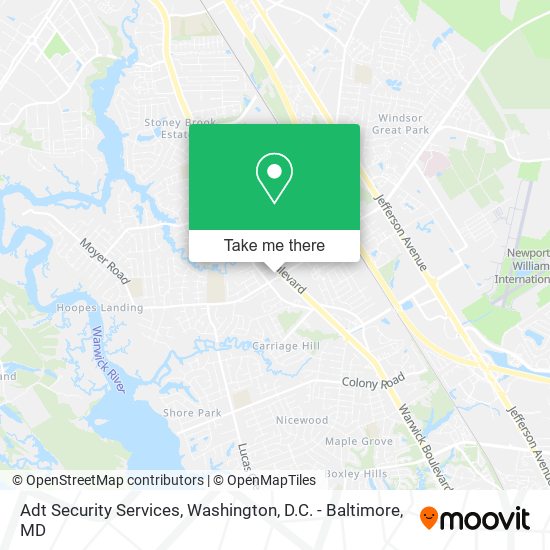 Adt Security Services map