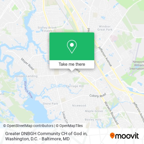 Mapa de Greater DNBGH Community CH of God in