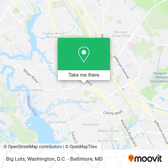 Big Lots map