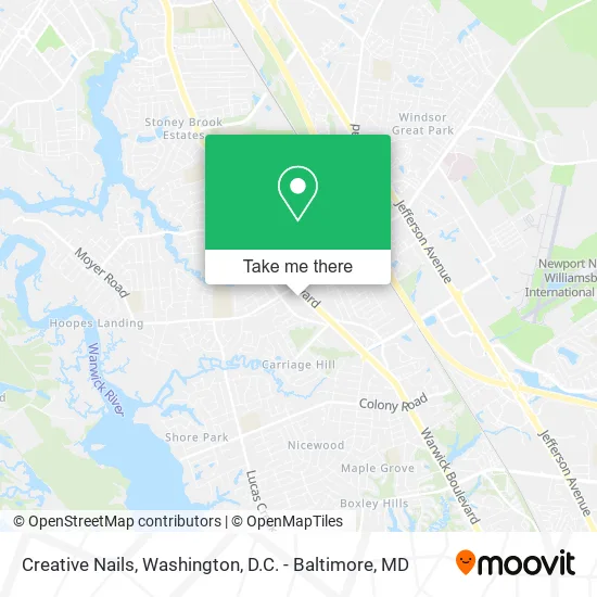 Creative Nails map