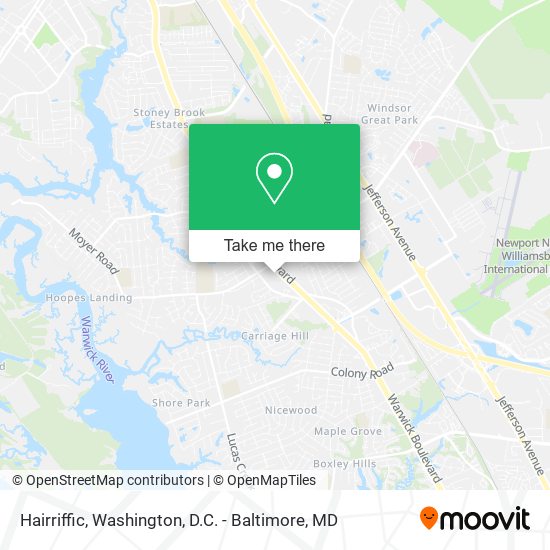 Hairriffic map