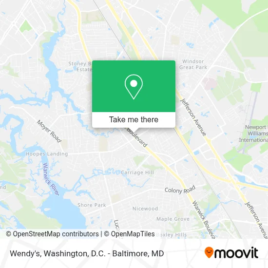 Wendy's map
