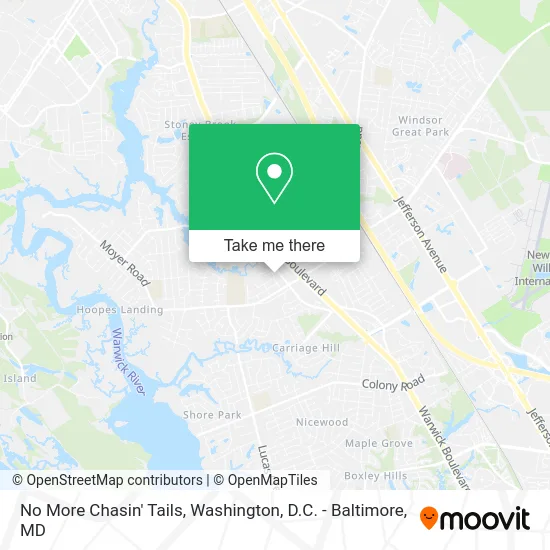 No More Chasin' Tails map