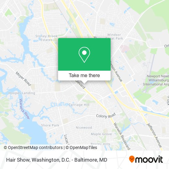 Hair Show map