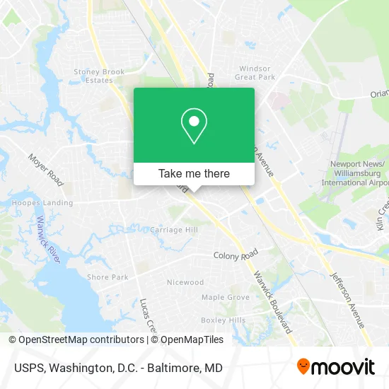 USPS map