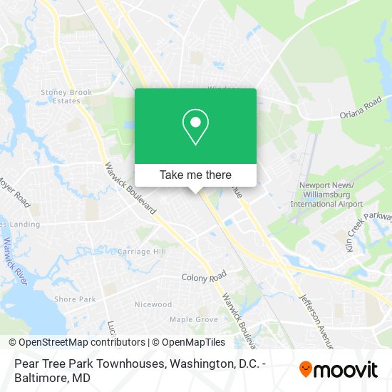 Mapa de Pear Tree Park Townhouses