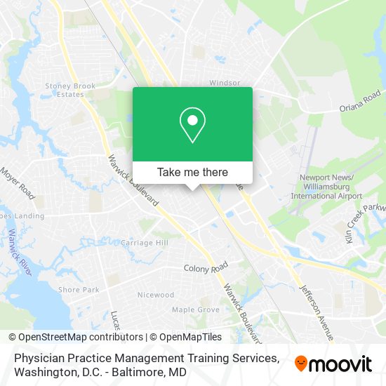 Physician Practice Management Training Services map