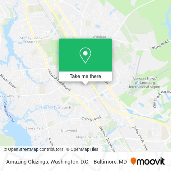 Mapa de Amazing Glazings