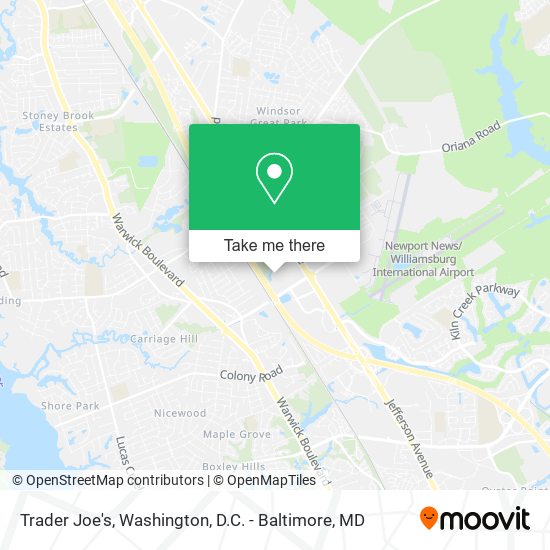 Trader Joe's map