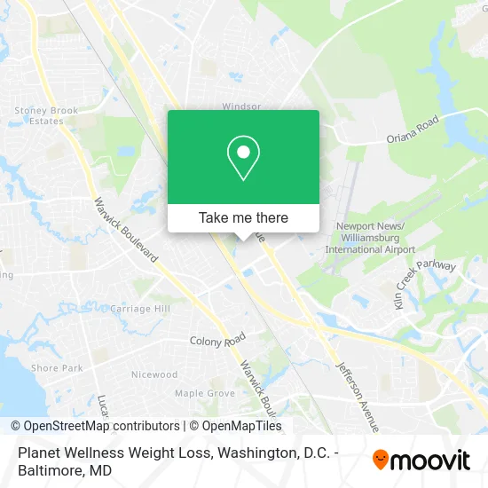 Planet Wellness Weight Loss map