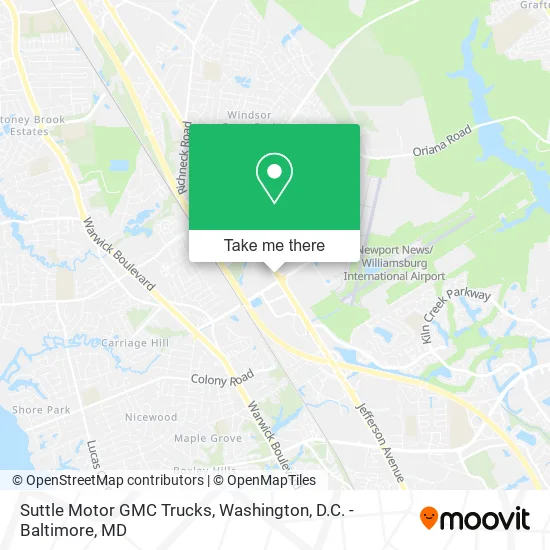 Suttle Motor GMC Trucks map