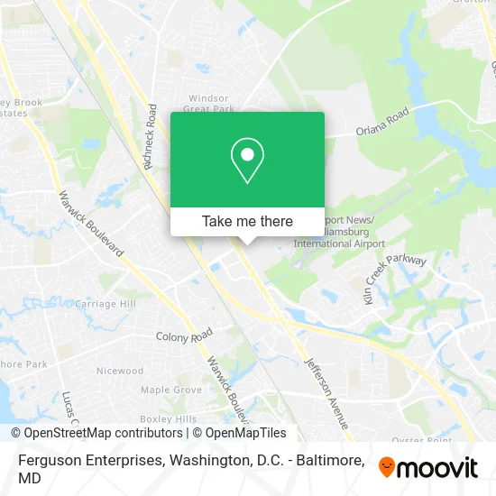 Ferguson Enterprises map