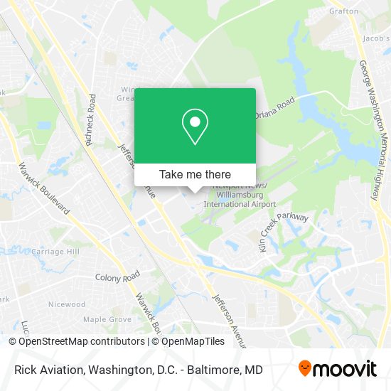 Rick Aviation map