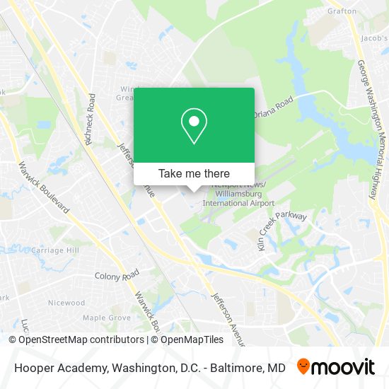 Hooper Academy map