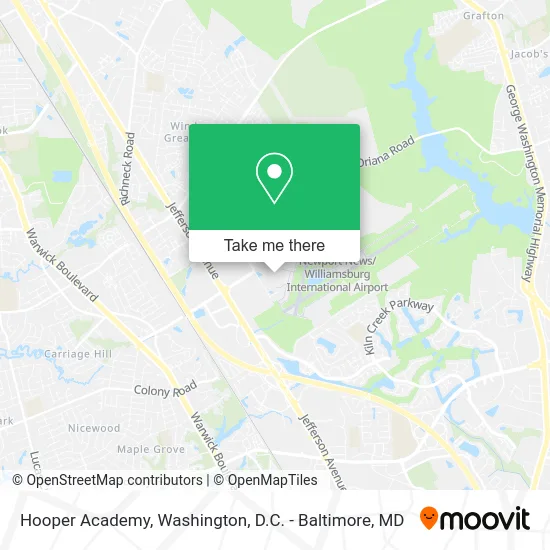 Hooper Academy map
