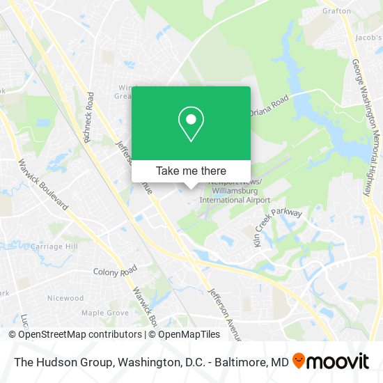 Mapa de The Hudson Group