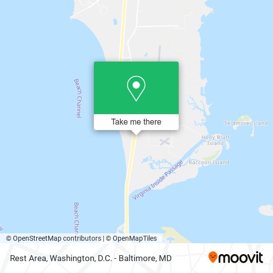 Rest Area map