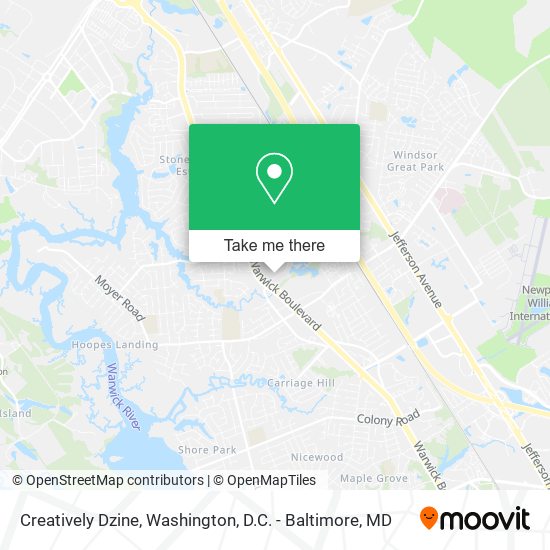 Creatively Dzine map