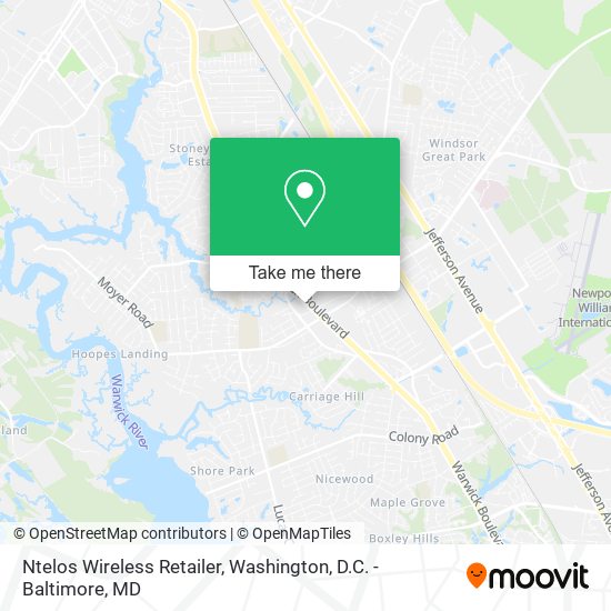 Ntelos Wireless Retailer map