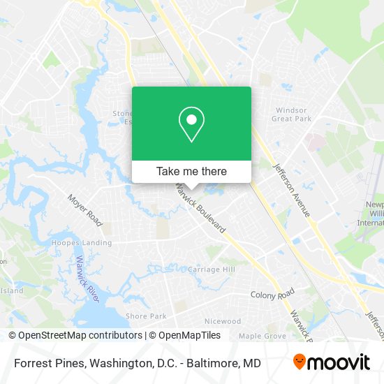 Forrest Pines map