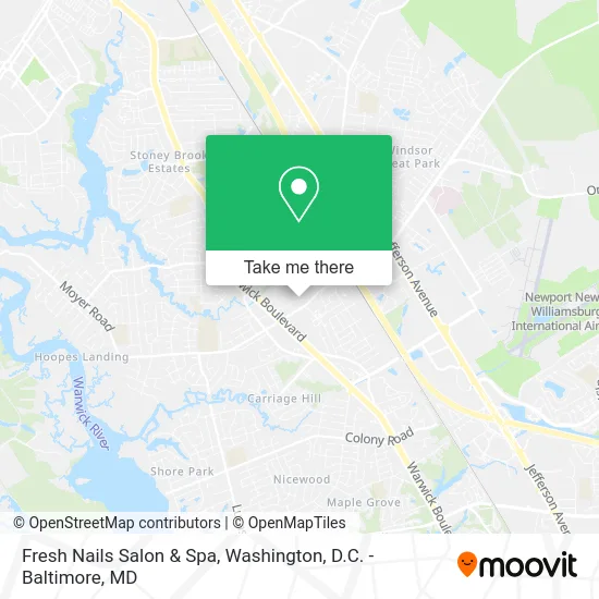 Fresh Nails Salon & Spa map