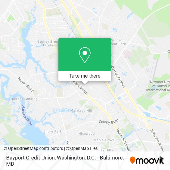 Mapa de Bayport Credit Union