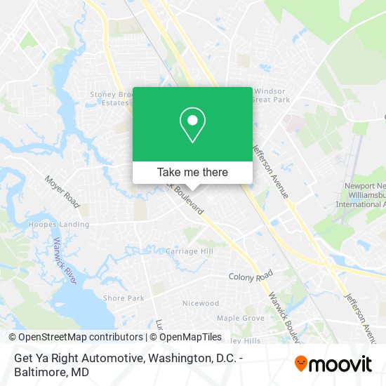 Mapa de Get Ya Right Automotive