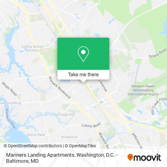 Mapa de Mariners Landing Apartments