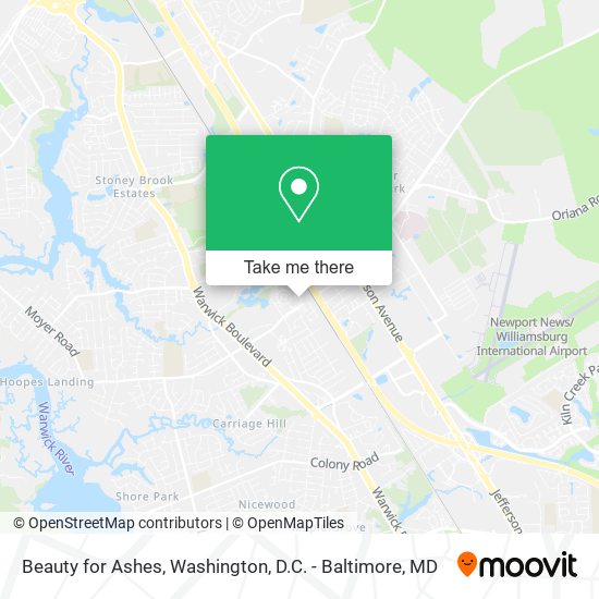 Beauty for Ashes map