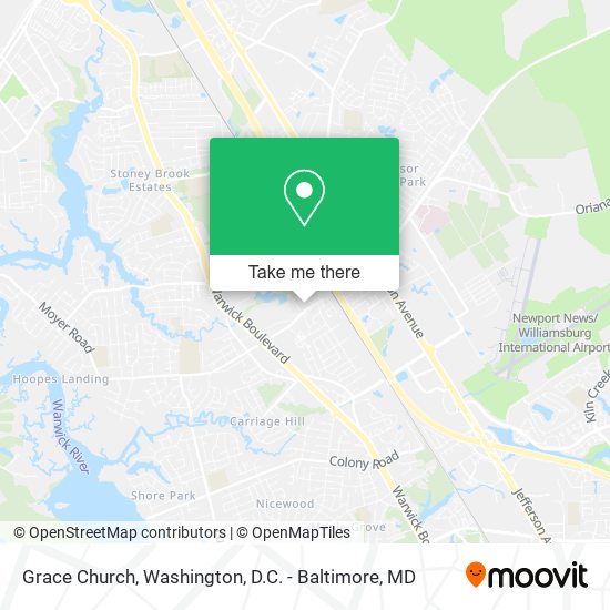 Grace Church map