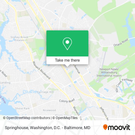 Mapa de Springhouse