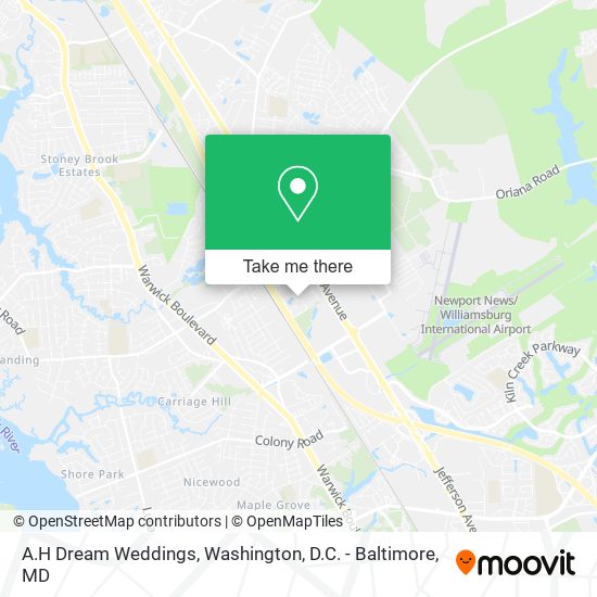 A.H Dream Weddings map