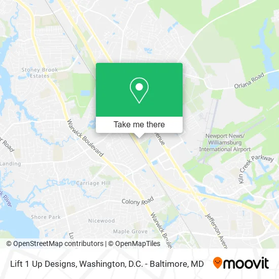 Lift 1 Up Designs map