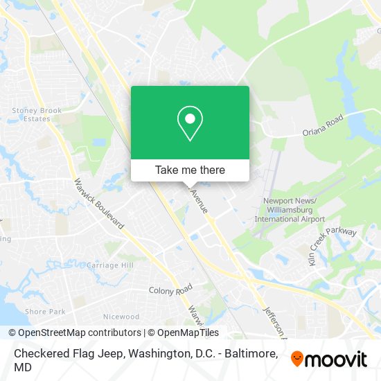 Checkered Flag Jeep map