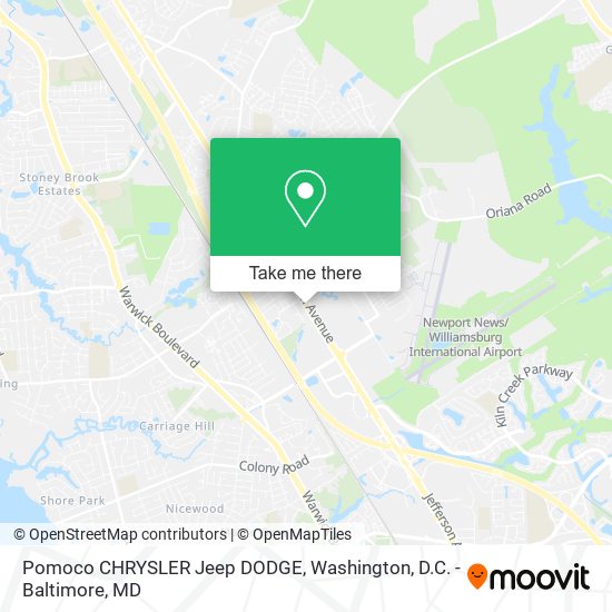 Pomoco CHRYSLER Jeep DODGE map