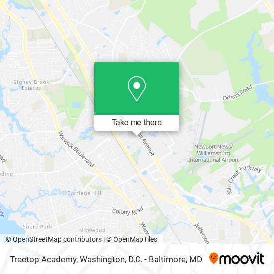 Treetop Academy map