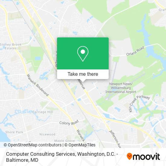 Mapa de Computer Consulting Services
