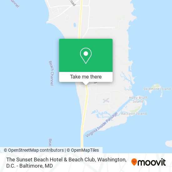 The Sunset Beach Hotel & Beach Club map