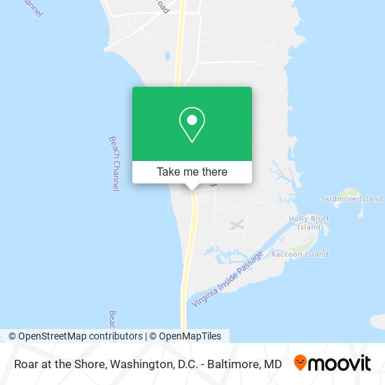 Mapa de Roar at the Shore